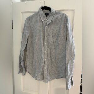 J.Crew Cotton/Linen Button Down Shirt
